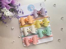 Load image into Gallery viewer, Pastel Felt Bow Set