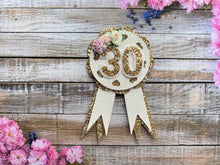 Load image into Gallery viewer, Dainty Hearts Rosette Badge