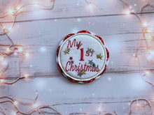 Load image into Gallery viewer, My 1st Christmas Badge