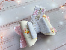 Load image into Gallery viewer, Pink Love Santa Bow