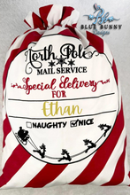 Load image into Gallery viewer, Candy Cane Santa Sack
