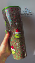 Load and play video in Gallery viewer, You’re a mean one snowglobe tumbler
