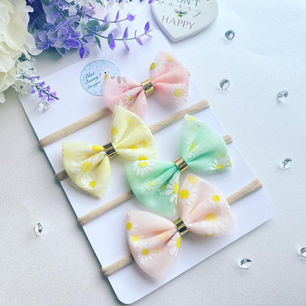 Daisy Tulle Bow Set 2