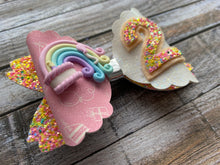 Load image into Gallery viewer, Rainbow Birthday Bow
