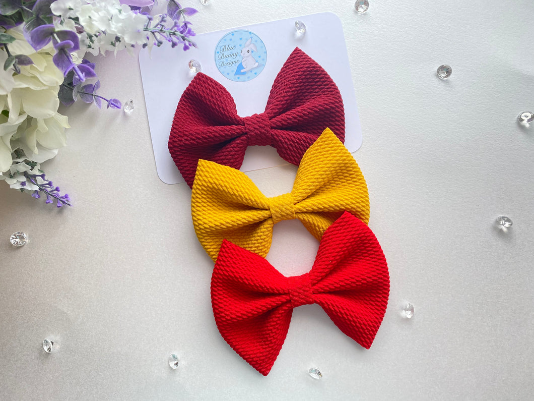 Autumn Fabric Bows