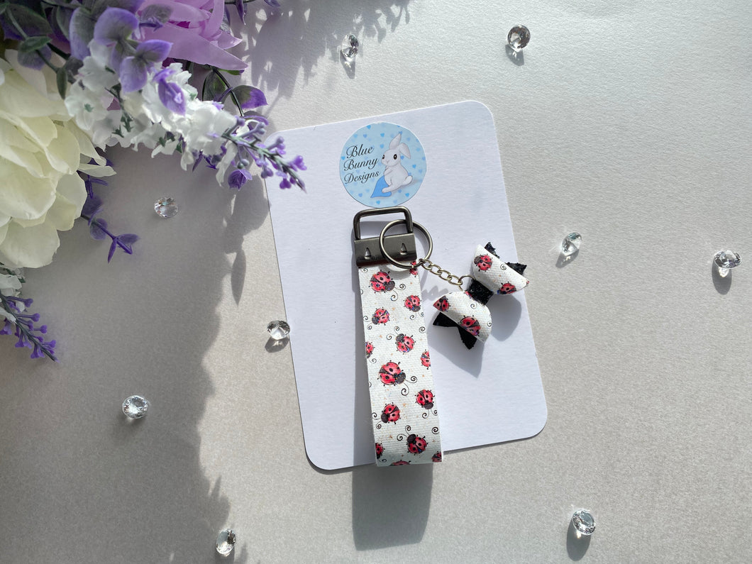Ladybird Bow Wristlet