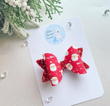 Load image into Gallery viewer, Ho Ho Ho Santa Bow
