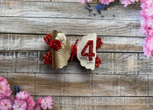 Load image into Gallery viewer, Ruby Birthday Bow
