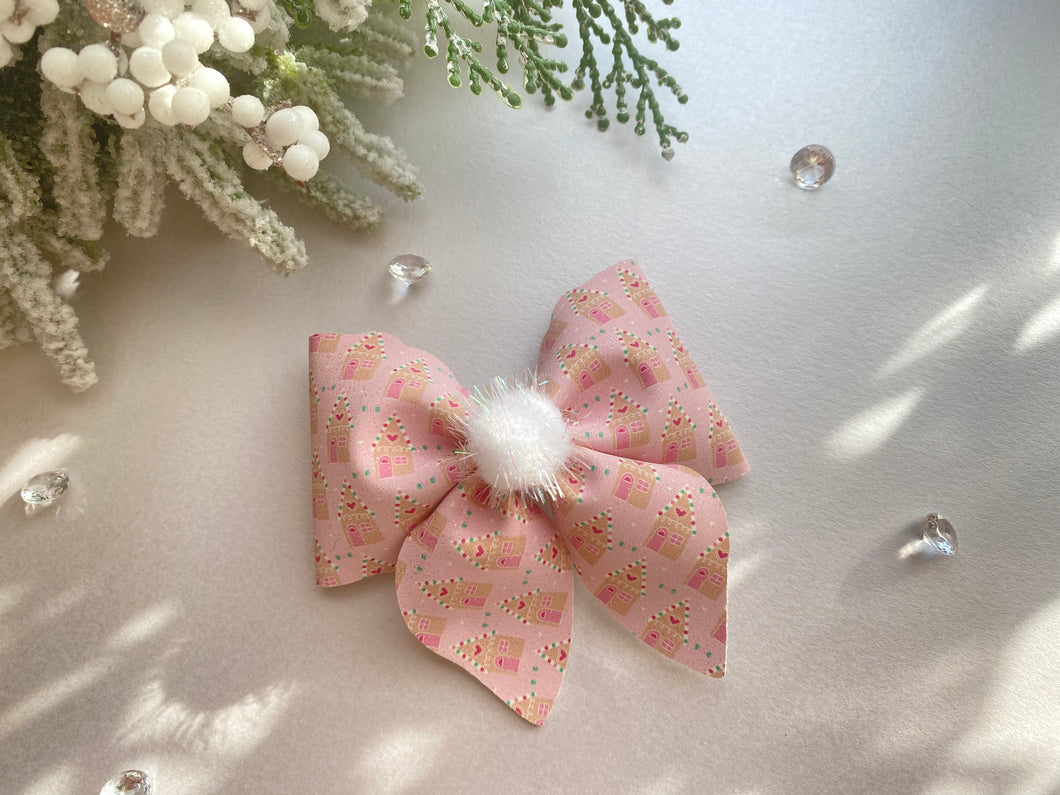 Gingerbread Pinch Bow